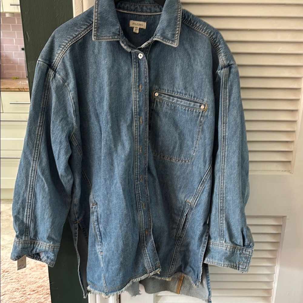 Vintage Denim Button-Up Shirt